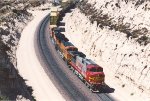 Eastbound stack train
